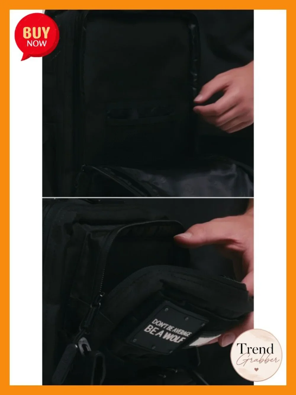 35L Tactical Backpack 1000D Waterproof Oxford MOLLE Laptop